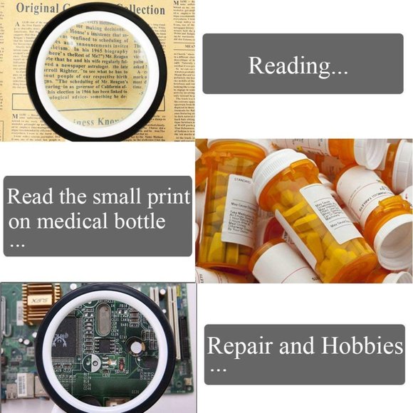 Magnifying Glass with LED Light - Picture 5 of 6